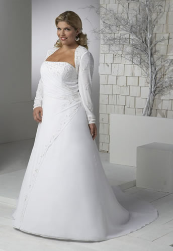 50s wedding dress plus size