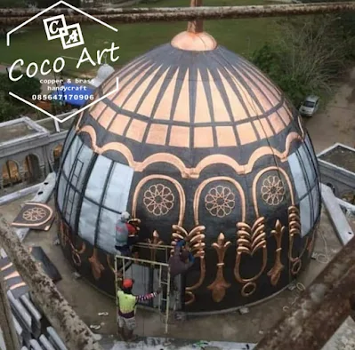 Coco Art Produsen Kubah Masjid Tembaga