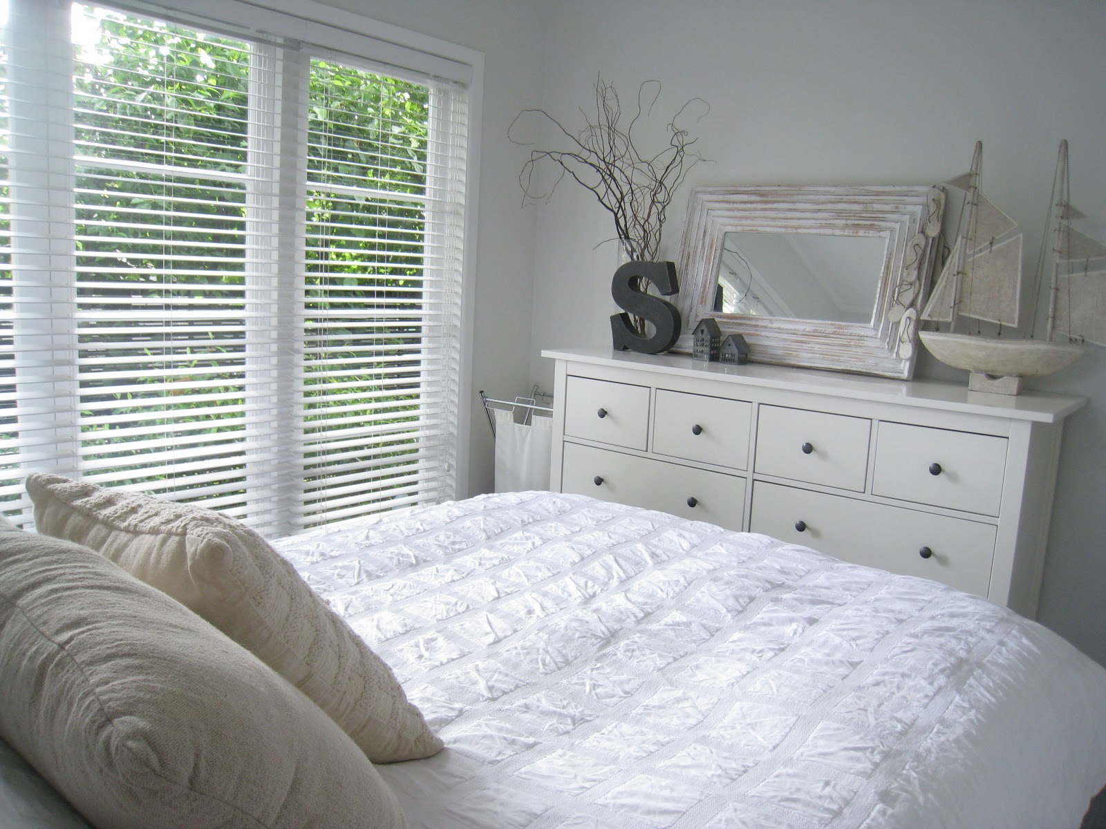 White 8 drawer dresser is from IKEA.