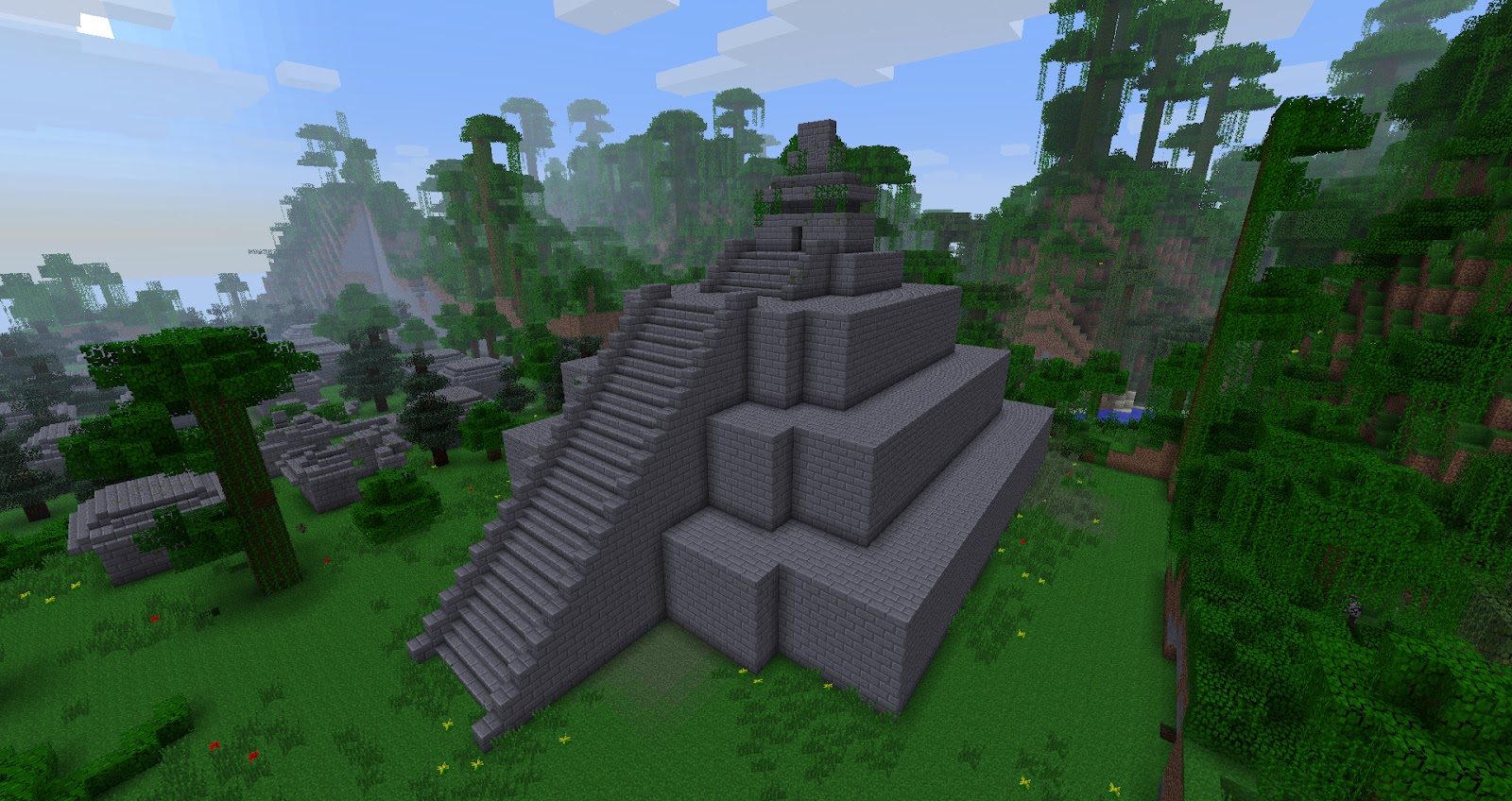 Mayancraft The Minecraft Mayans Ruins build - Creative 