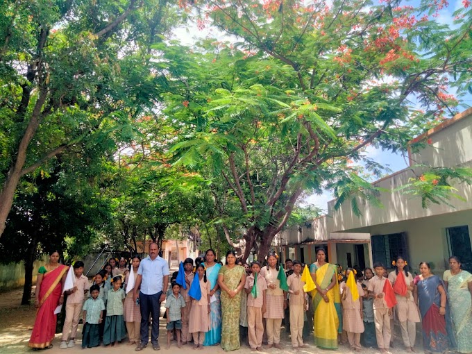 சின்னப்பள்ளத்தூர் அரசுப்பள்ளியில் மகிழ் முற்றம் தொடக்க விழா.