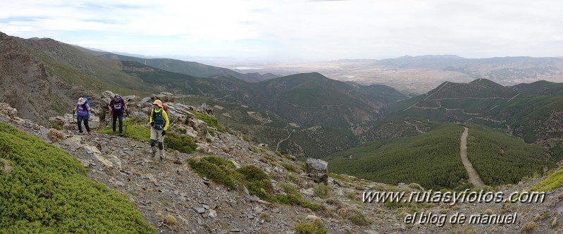 Almirez - La Cumbre - Cruz del Pescadero - Piedra Horadada - Tajo de la Querencia - Tajo de la Cruz