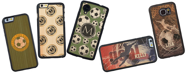 wood soccer cases