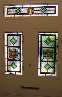 stained glass door panels Balham