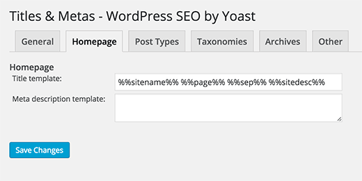 Yoast WP SEO Titles ans Meta