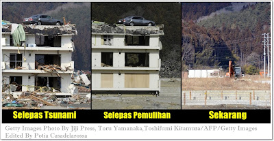 Ulang Tahun TSUNAMI Jepun, GAMBAR Sebelum dan Selepas