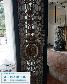 pintu besi tempa klasik