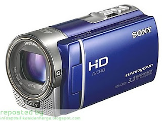 Harga Sony DCR CX130 Camcorder Terbaru 2012