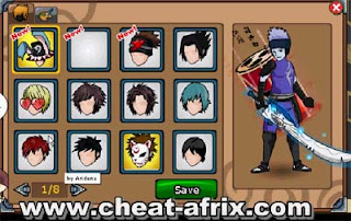 cheat ninja saga june 2012