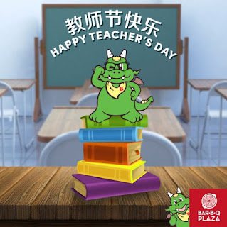 Wishing a Happy Teacher's Day 2018 @ BarBQ Plaza Malaysia