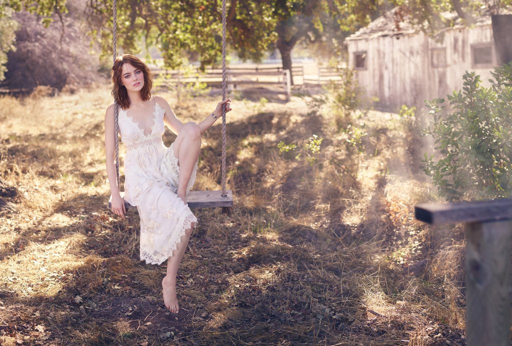 Emma Stone beauty model Rolling Stone Magazine photo shoot