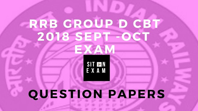 RRB Group D Question Paper 2018  – Download Group D Question Paper PDF, Job Alert