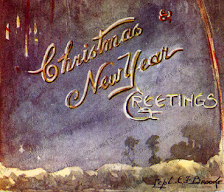 Crop from 34th Division's Christmas card, 1916 (D/DLI 12/5/3/2)