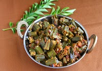 Vendakkai masala / Ladies Finger Fry Chettinad Style
