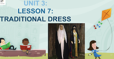 حل درس TRADITIONAL DRESS في اللغة الانجليزية للصف الثامن الفصل الاول