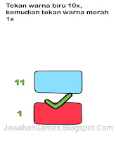 Kunci Jawaban Brain Out Level 110: Tekan Warna Biru 10x, Kemudian Tekan Warna Merah 1x