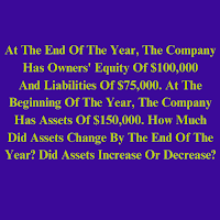 At The End Of The Year, The Company Has Owners' Equity Of $100,000