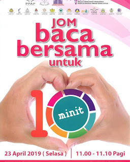 Jom Membaca Bersama Untuk 10 Minit 2019