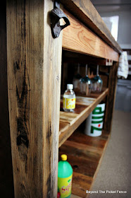 Rustic Reclaimed Wood Bar