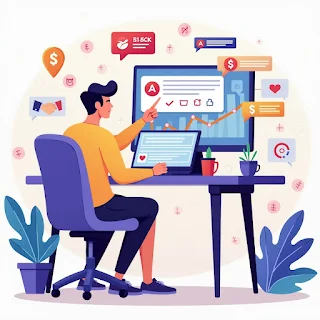 Social Media Marketing (Instagram, Facebook, YouTube) –braands ko pramot karake paise kamaen