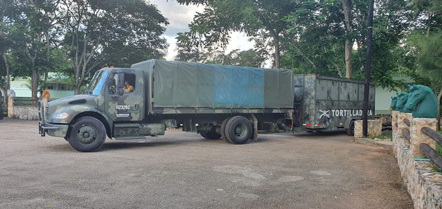 Imágenes del personal perteneciente al 7/o. Batallón de Ingenieros de Combate que arribó a las instalaciones del 20 Regimiento de Caballería Motorizada Valladolid