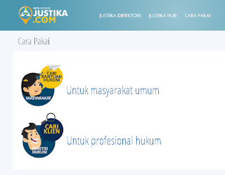 Belajar hukum di Justika.com