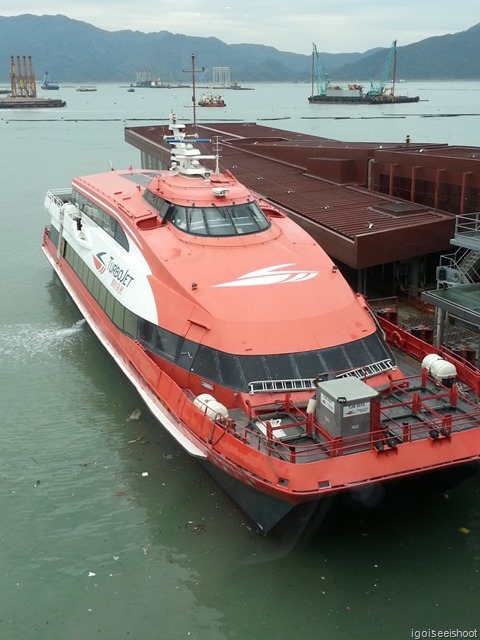 Turbojet ferry to Macao