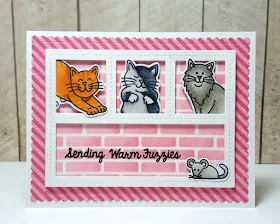 Sunny Studio Stamps: Furever Friends Cat Card by Heidi Criswell (@craftytime4u on instagram) created for MarkerPop.com 