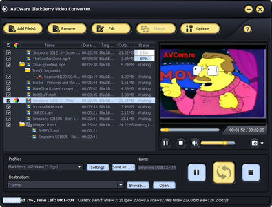 AVCWare BlackBerry Video Converter 2.0.1.0109