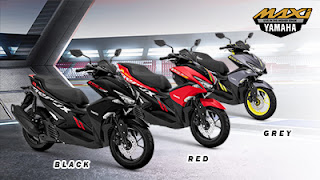 Perbedaan Fitur Aerox 155 VVA S-Version, R-Version & STD (standar) | OTO INFO, harga aerox, perbedaan aerox versi r, versi s, versi std standard, otomotif, motor matik, yamaha, scooter matic sporty, pilihan warna, black, red, gray