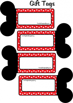 Mike and Minnie Party in Red Free Printable Mini Kit. 