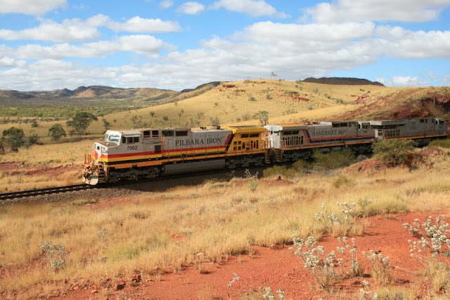 Outback Freight Train, Tom Price, Western Australia - © CKoenig