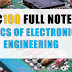 EC-100 Full Note:BASICS OF ELECTRONICS ENGINEERING