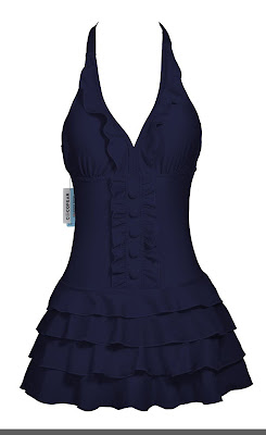 Plus Size Swimdress With Underwire Bra