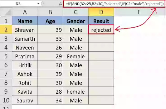Nested if function in excel in hindi,IF, AND ,OR function in excel in hindi
