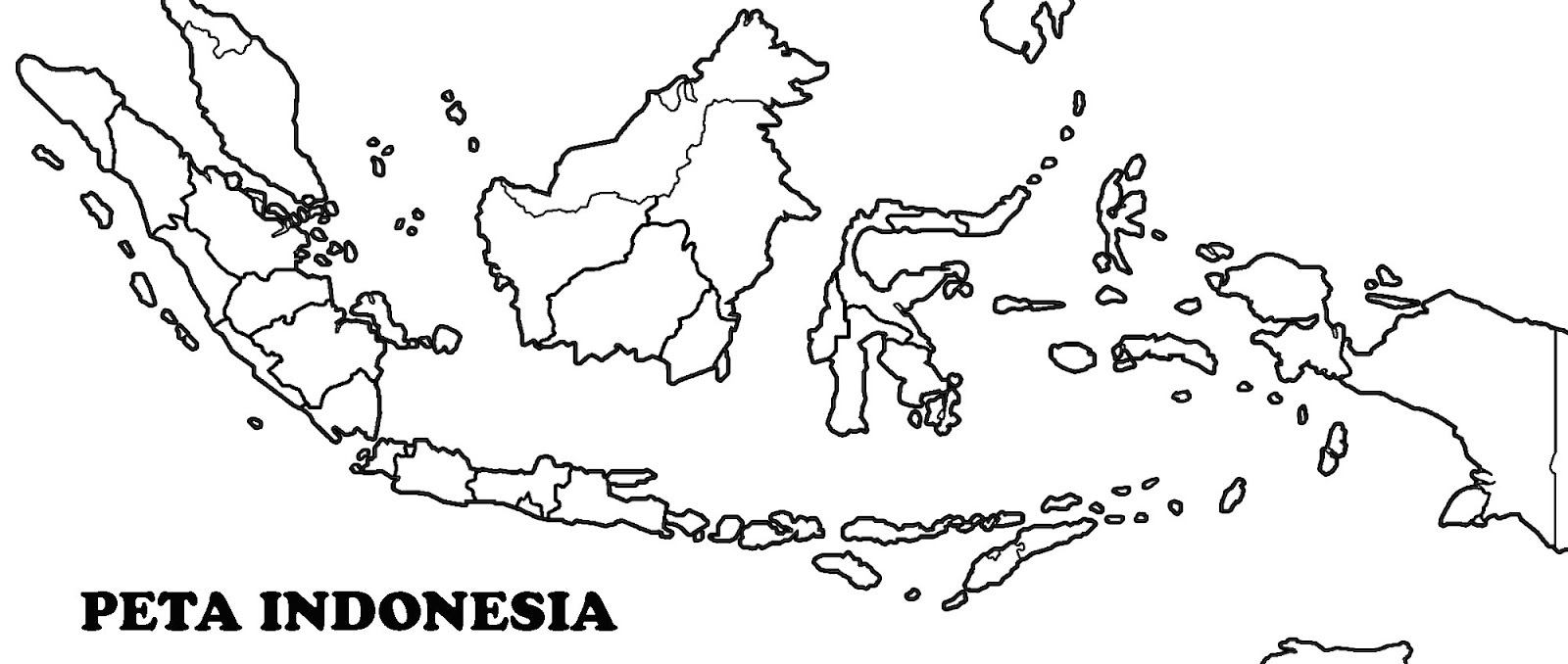 Peta Indonesia terbaru 2021 peta buta dan peta lengkap 