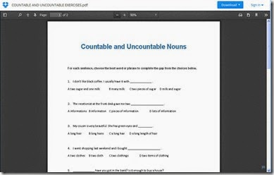 [Exercise] Uncountable & Countable Nouns: Let’s Do It..!