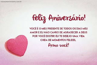 Mensagem de aniversário para namorado