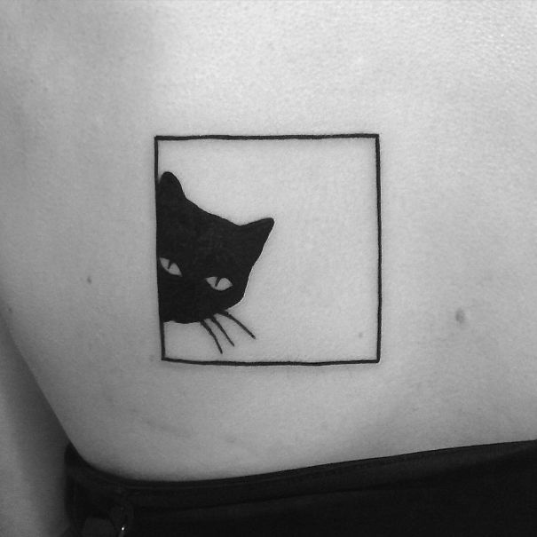 30 Tato  Keren Gambar  Kucing  Bergambar Tato 