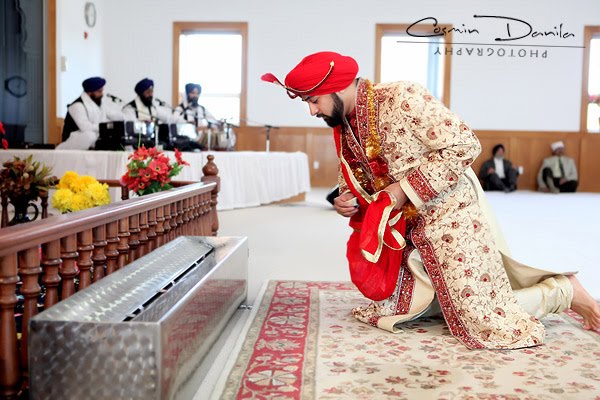 The most emotional part of the Anand Karaj the Sikh marriage ceremony is 
