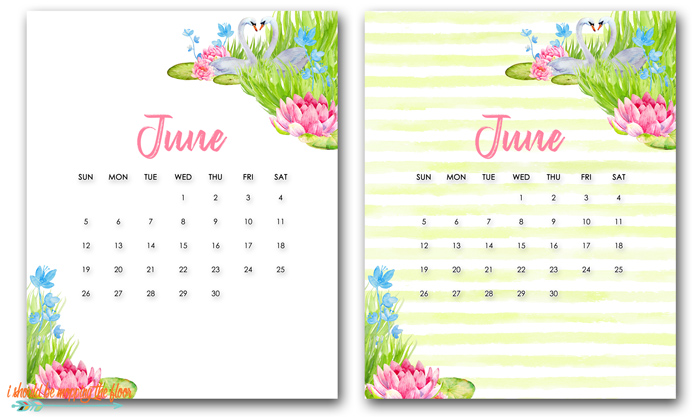 June Calendar