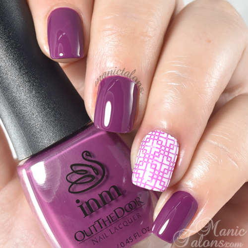 INM Out The Door Nail Lacquer Grape Escape Swatch