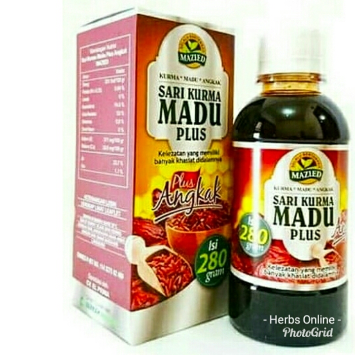 Jual Mazied Sari Kurma Madu Plus Angkak