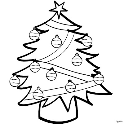 Tree Coloring Pages on Decorated Christmas Tree Design Coloring Page    Disney Coloring Pages