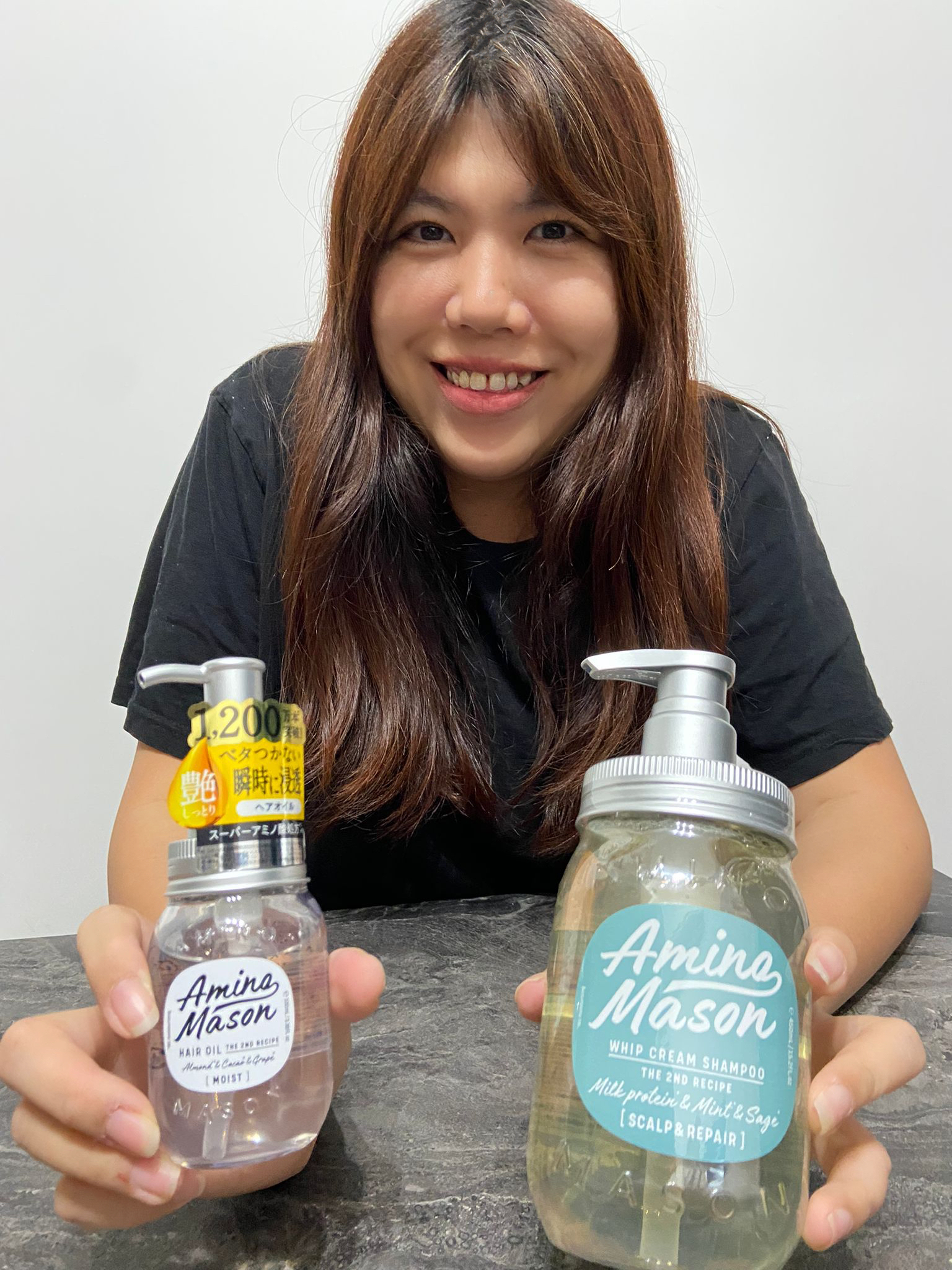 product review] Amino Mason Scalp & Repair Milk Shampoo + Amino Mason Moist Hair Oil + The Skin House Wrinkle Supreme Serum