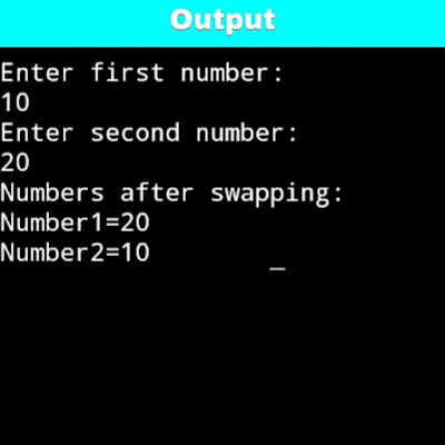 C Program to Swap Two Numbers Using Pointers