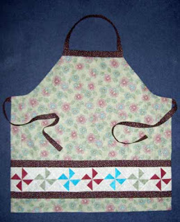 My new apron - made for use in a class - will come in handy for my holiday cooking.