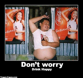 Dont worry drink happy desmotivacion humor