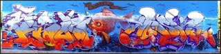 Graffiti Alphabet Murals Fish Picture Design