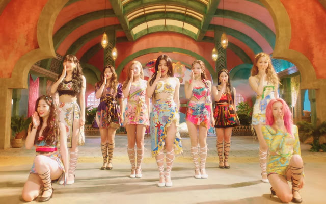 TWICE Promotes a Cheerful and Sweet Summer Concept in the 'Alcohol-Free' Comeback MV